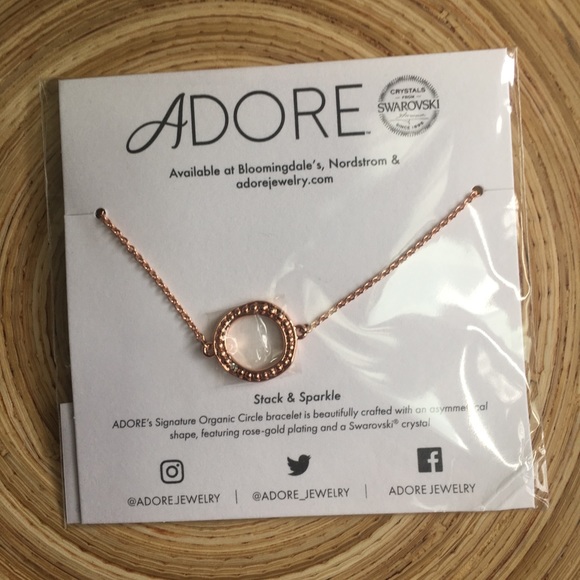 Swarovski crystal ✨ rose gold bracelet SOLD - Picture 2 of 3